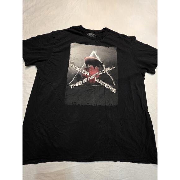 Roger Waters Men's Size 2XL 2022 This Is Not A Drill Black Short Sleeve Tour... - Picture 1 of 5
